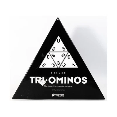 Pressman Boardgame Tri-Ominos Deluxe (2017 Ed) Box Fair/EX - Image 1 of 2