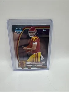 2024 Bowman University Chrome - Jayden Maiava #195 (RC) #46 - Picture 1 of 2