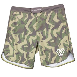 Phalanx Shorts Mens 38 Green Camo Lightweight Grapply Jiu Jitsu MMA - Picture 1 of 11