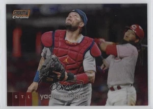 2020 Topps Stadium Club rifrattore arancione cromato /25 Yadier Molina #13 - Foto 1 di 3