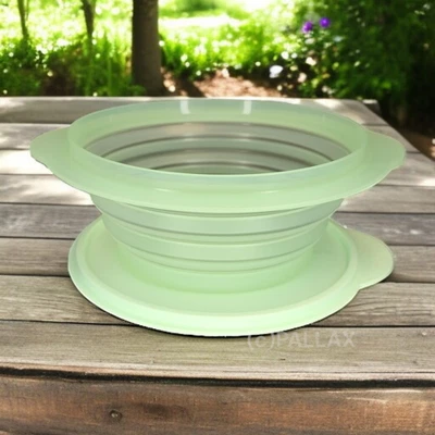 TUPPERWARE B37 MINI-MAX 950 ML VERDE CHIARO CIOTOLA PIEGHEVOLE - Immagine 1 di 2