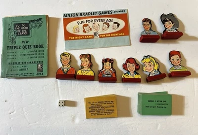 Juego de mesa Go to the Head of the Class 1965 vintage #12 Milton 4175 sin caja Foto 1 de 4