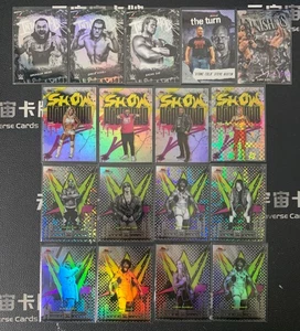 2025 Topps Finest WWE Base Inserts Refractor Lot 17 Hulk Hogan Gacy Adonis Uso - Picture 1 of 2