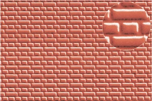 Slaters 0399 0.5mm x 300x174mm English Bond Brick 4mm Plastikard Sheet + 2n Post - Picture 1 of 11
