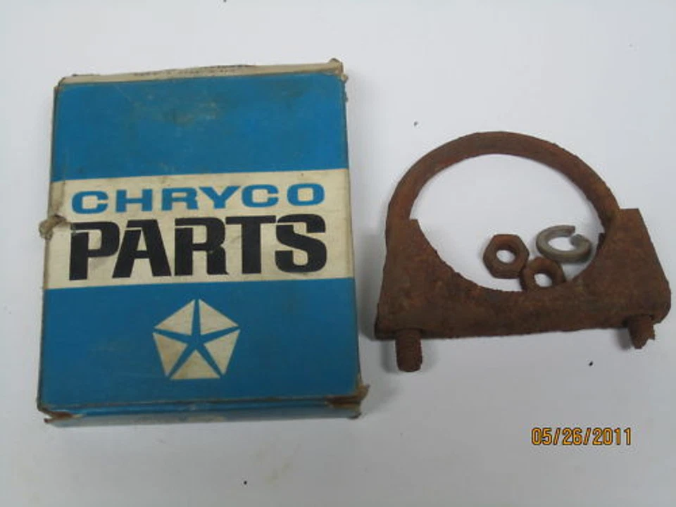59 Chrysler Desoto Dodge 2-1/4 двойной зажим глушителя выхлопной системы новый из старых запасов 1719486 - Изображение 1 из 1