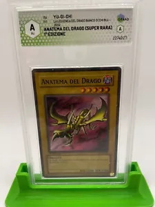 Anatema del drago LDD 1° edizione prima super rara ita Yu-gi-oh gradata Lob cart - Imagen 1 de 3