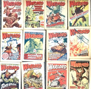 WARLORD. NUMBER'S BETWEEN 22-83. (LARGE LOT OF 12 UK MAGAZINES 1975-1976). - Picture 1 of 24