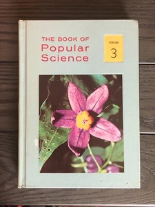 Vintage 1964 Grolier Book of Popular Science Vol. 3 Hardcover Buch Lexikon GUC - Bild 1 von 18
