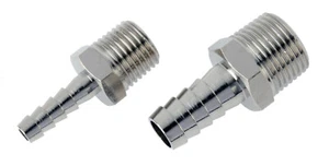 ITV Nickel Plated Brass Hose tail with Male Tapered BSP threads Hosetail BSPT - Picture 1 of 1