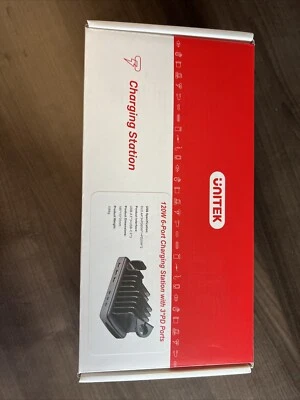 Unitek USB C Charging Station , 120W 6 Port Charging Dock - Image 1 of 4