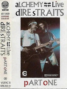 DIRE STRAITS ALCHEMY LIVE PART 1 CASSETTE VERTIGO VERYC 11 CLASSIC ROCK - Picture 1 of 10