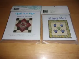 QUILT IN A DAY RULERS FUSSY CUT TRIO & TRIANGLE IN A SQUARE NEW - Picture 1 of 2