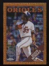 2023 Topps Series 2 EDDIE MURRAY Silver Pack Chrome 1988 Orange #19/25 ORIOLES