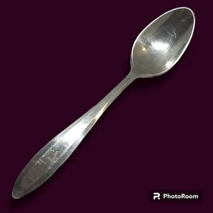 Oneida Silver Patrician Straight Handled Baby Spoon-1914-Silverplate-Monogram A - Picture 1 of 6