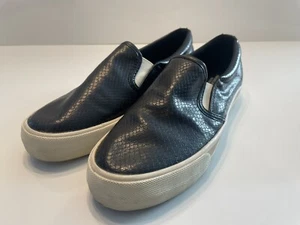 American Eagle Shoes Womens 8.5 Casual Striped Slip On Flats Sneakers - Picture 1 of 14