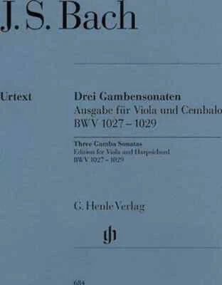 Sonatas for Viola da Gamba and Harpsichord BWV 1027-1029 - Image 1 of 4
