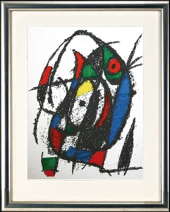 Joan Miro (1893-1983), Original Graphik, O.T. (Motiv: Katze IV), 1975 - gerahmt - Bild 1 von 1