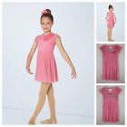 Weissman Dance Costume Kids Girls L Child Pink Dress Leotard Ballet