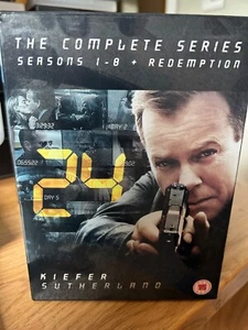 24 (2001 TV Series) Complete DVD Box Set Seasons 1-8 with Redemption - Picture 1 of 3