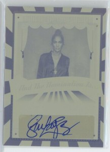 Jennifer Lopez 2013 Leaf Pop Century Printing Plate Auto Autograph True 1/1