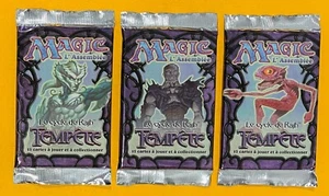 MTG TEMPEST Booster Pack (x3) (French) Sealed (OldManMTG 008-786) - Picture 1 of 2