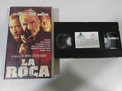 La Roca The Rock Sean Connery Nicolas Cage VHS Tape Sammler Spanisch - Bild 1 von 3