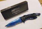 MTECH USA Ballistic MT-A705BL TACTICAL Blue Assisted Opening Knife *fc6b
