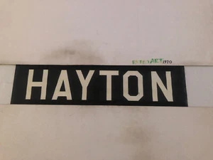 Aberdeen A9 1960’s Vintage Linen Bus Blind 30” - Hayton - Bild 1 von 9