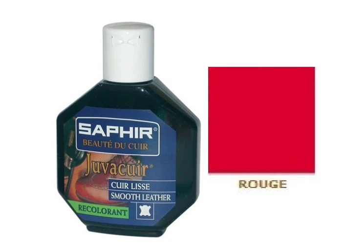 TEINTURE CUIR ROUGE JUVACUIR PIGMENTE RENOVE TEINTE SAPHIR AVEL