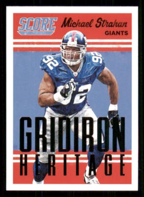 2015 Score Gridiron Heritage #22 Michael Strahan - Image 1 of 2