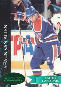 1992-93 Parkhurst Hockey Emerald Ice #288 Shaun Van Allen Edmonton Oilers