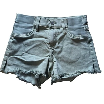 Joe's Jeans Ozzie Cut Off Mid Rise Denim Shorts Women's Size Maternity 26 - Image 1 of 4