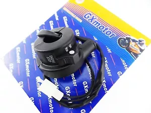 YAMAHA PW80 83-12 GXMOTOR CONJUNTO DEL INTERRUPTOR DE APAGADO DE LA CARCASA DEL ACELERADOR - Imagen 1 de 3