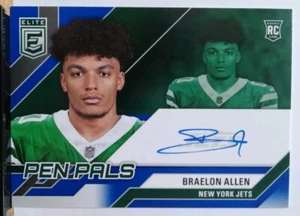 2024 Donruss Elite #PAL-BAL Braelon Allen Pen Pals Blue New York Jets - Picture 1 of 2