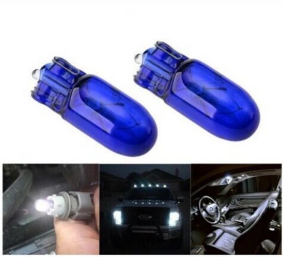 2 Ampoules T10 W5W 5W Blanche SANS ERREUR Xenon Veilleuses pour Feu De Position - Photo 1/4