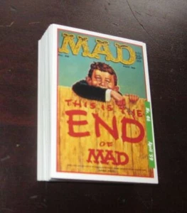 1992 Lime Rock Mad Magazine Series 2 Set - 55  Card Set   ALFRED E. NEUMAN GREEN - Picture 1 of 2