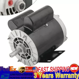 2 HP SPL Air Compressor Electric Motor Single Phase 3450RPM 5/8" Shaft 115/230V - Picture 1 of 7