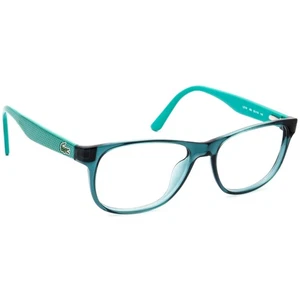 Lacoste Eyeglasses L2743 466 Petroleum Square Frame 52[]16 145 - Picture 1 of 8