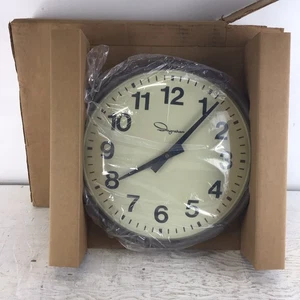 Vintage Ingraham 30-236 Runde Glas 14" Wand Elektrische Schuluhr Brandneu - Bild 1 von 5