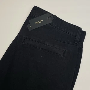 NEW Rag & Bone Fit 4 Cargo Jeans Men’s 34x32 Black Denim Baggy Wide Leg Pockets - Picture 1 of 8