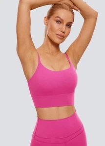 Neu mit Etikett CRZ YOGA Butterluxe Damen-Sport-BH Y-Rücken gepolstert bauchfreies Tanktop Small - Bild 1 von 5