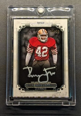 RONNIE LOTT Auto 2013 Topps Museum Collection Silver Frame SP /20 - Image 1 of 3