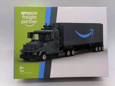 Amazon Freight Partner Big Rig Truck Building Brick Set Peak 2024 Employee Promo - Image 1 of 4