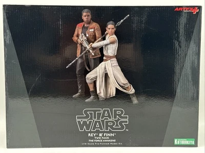 Star Wars Rey & Finn Paquete de Dos El Despertar de la Fuerza Escala 1/10 Nuevo Kotobukiya Foto 1 de 4