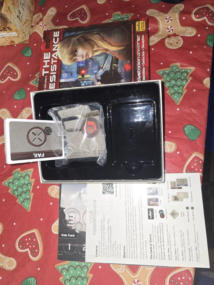 The Resistance Deduction Game Indie Boards & Cards Eskridge 2012 - Image 1 of 1