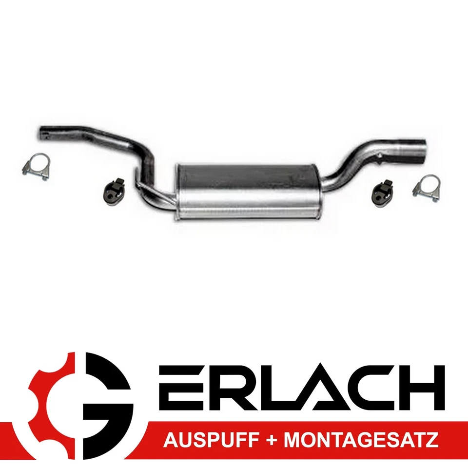 Silencieux d'échappement pour Ford C-MAX Focus II C30 S40 V50 échappement 9293 - Photo 1/2