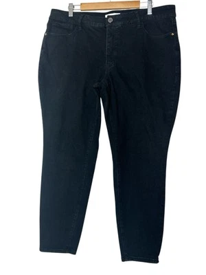 Pantalones de mezclilla para mujer REBECCA MINKOFF estrás talla 18W cristal adornado brillante Foto 1 de 4