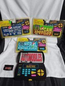 1993 Tiger Electronic Quiz Wiz 1001 General Question & Answer Game W/4 Games  - Picture 1 of 8