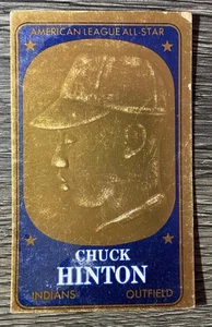 1965 TOPPS GOLDEN EMBOSSED ALL STAR: CHUCK HINTON, INDIANER - Bild 1 von 2