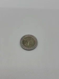2 EURO Coin FRANCE 2001 RARE MISPRINT Good Condition Liberte Egalite Fraternite - Picture 1 of 3